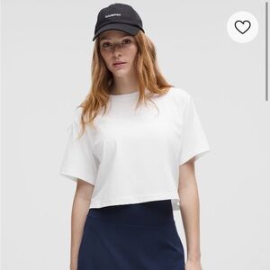 Lululemon ‘All Yours’ White Crop Top